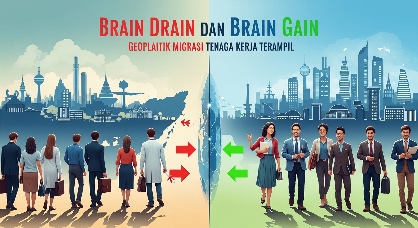 Brain Drain dan Brain Gain: Geopolitik Migrasi Tenaga Kerja Terampil